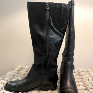 FRANCO SARTO LEATHER LONG BOOTS